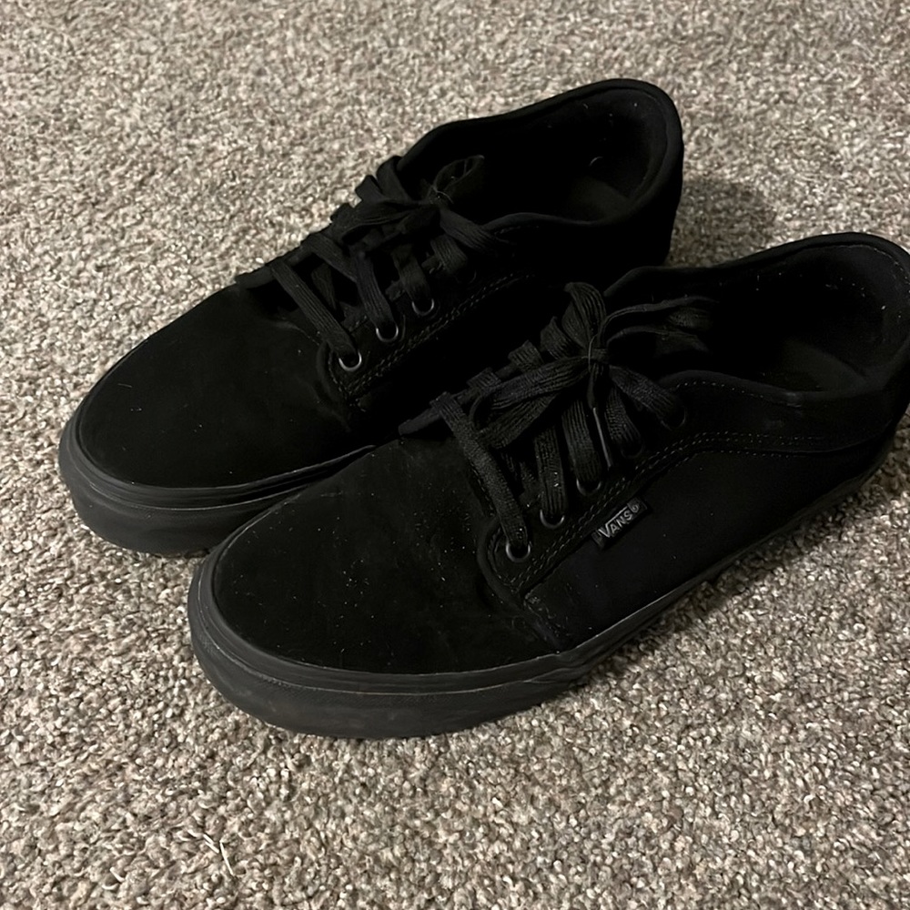 Black Vans size 10